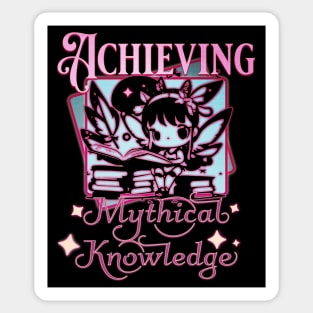 Achieving Mythical Knowledge Pink Fairy Sticker